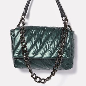 Think Royln Emerald purse with three straps